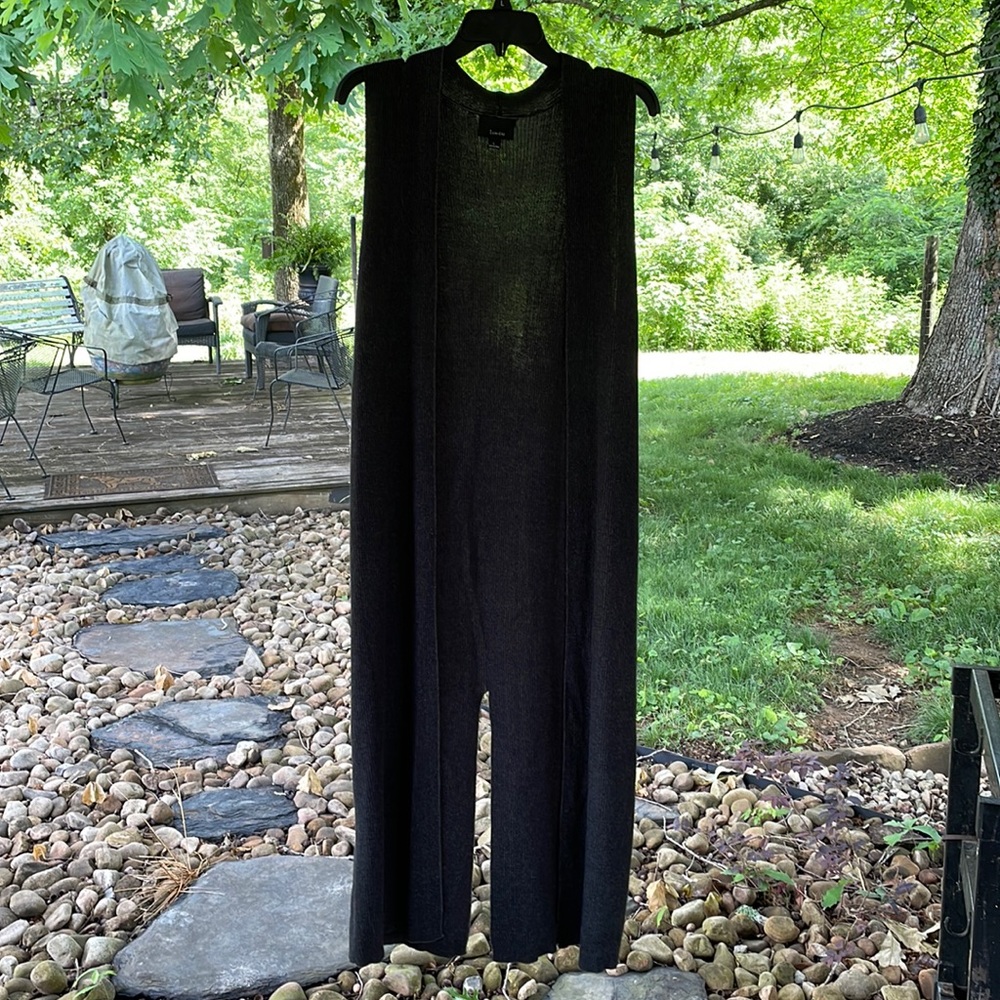 Lumiere sleeveless duster cardigan 5.24